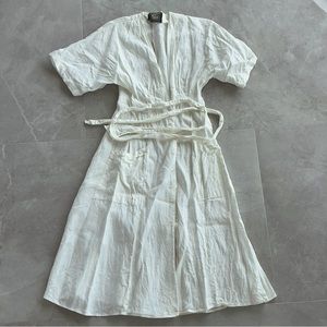 Reformation white linen dress - 2